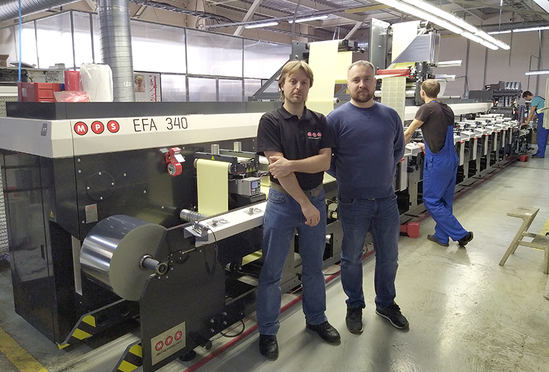 В типографии «МДМ-Флекс» запущена новая 10-красочная флексографская печатная машина MPS